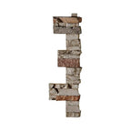 AZ Faux High-Density Polyurethane Faux Stone Interlocking Right Endcap by AZFaux