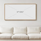 Large Framed 3D Neutral Abstract Wall Art - Image 8