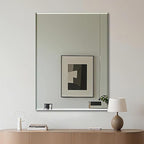 Ruomeng Frameless Mirror for Wall, 48x36 Inch Bathroom Vanity Mirror Farmhouse - Image 9