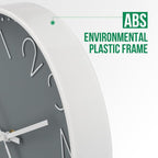 Wall Clock 10 Inch Non-Ticking Silent Modern Simple Style Round Decor Clock - Image 4