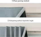AJAZZ self Adhesive Portable 100% Blackout Curtains Simple and Easy to - Image 4