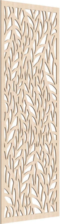 35 3/8"W x 89 3/8"H x 1/4"T Ortonville Decorative Fretwork Wood Wall Panels by EkenaMillwork