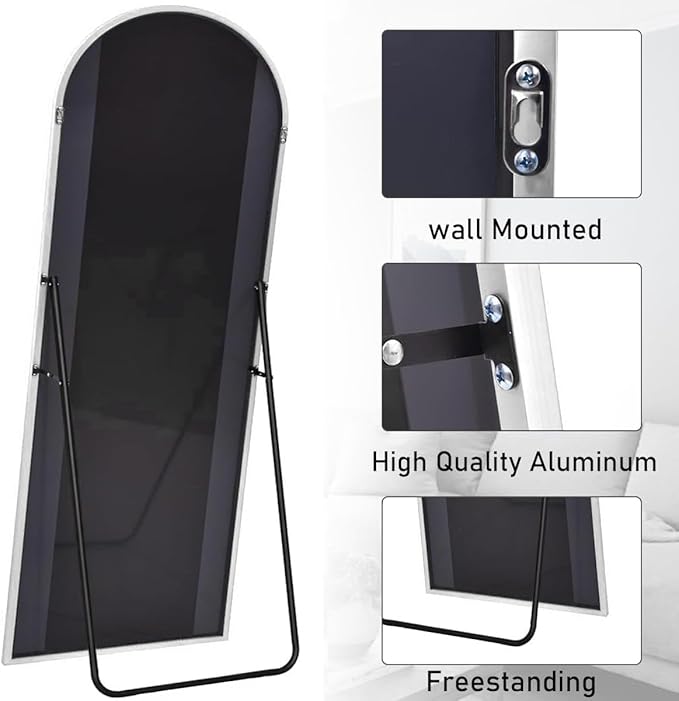 Prywot Arched Floor Mirror, Dressing Room - Image 4
