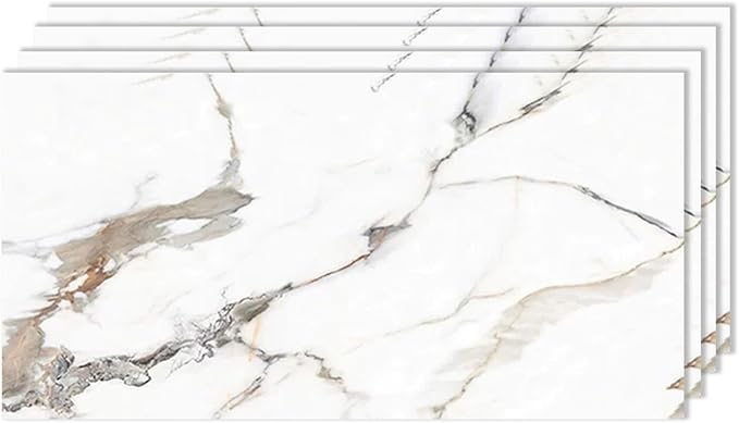 IZODEKOR 4 Pcs 24"x48" PVC Marble Wall Panels by Izodekor3DWallPanels