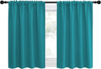 NICETOWN Peacock Blue Blackout Curtains Panels - Image 2