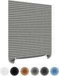 Window Blinds Cordless Blackout No Drill Cut to Size Clip On Stick On Self by Maritown