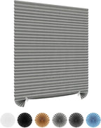 Window Blinds Cordless Blackout No Drill Cut to Size Clip On Stick On Self by Maritown