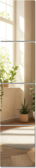 TRAHOME Home Gym Mirror Tiles for Wall, Living Room, Over The Door by TRAHOME