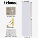BAYKA Wall Shelves for Bedroom Decor, Floating Shelves for Living Room Kitchen - Image 2