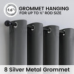 SimpleHome 100% Blackout Curtains - Image 5