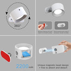Koopala 3PACK Rechargeable LED Wall Sconce, Cordless Battery - Image 5