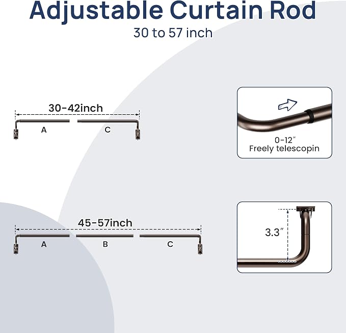 ENJOYBASICS Blackout Curtain rod - Image 5