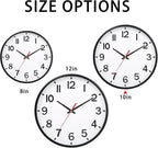 Wall Clocks Battery Operated 10 inch Modern Wall Clock, Silent Non Ticking Wall - Image 5