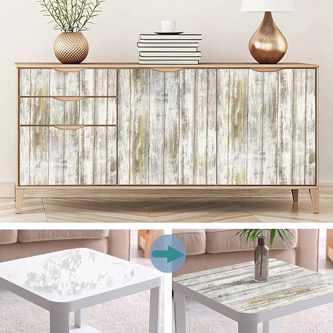 Wood Contact Paper Peel and Stick Wood Wallpaper Vinyl Decorative Plank Film - Image 3