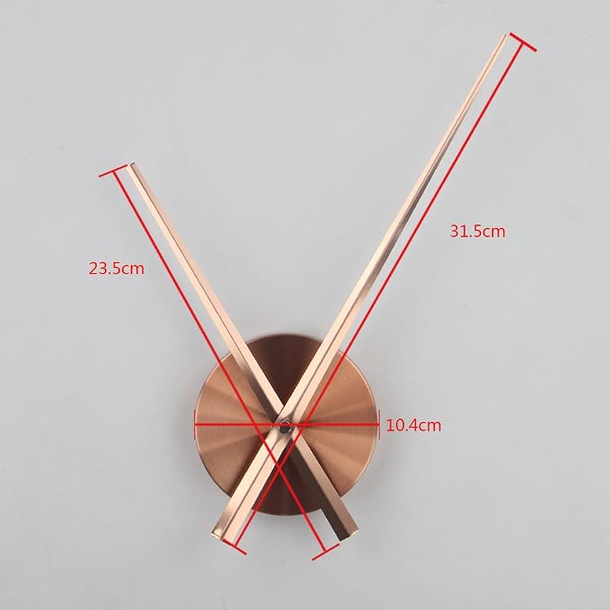Timelike 3D Clock Hands, DIY Large Clock Hands Needles Wall Clocks 3D Home Art - Image 2