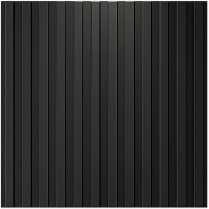 Art3d Slat Wall Panel, 3D Fluted Textured Panel 12-Tile 19.7 x 19.7in. - Image 2