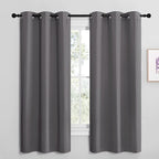 NICETOWN Grey Blackout Curtain Panels by NICETOWN