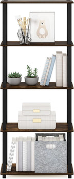 Furinno Turn-S-Tube 5-Tier Multipurpose Shelf Display Rack - Image 4