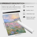 rumlud Pastel Nature Floral Poster Vintage French Country Landscape Wall Art - Image 2