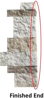 AirStone Corner/Finished End Stones: Autumn Mountain Color Blend, Manufactured - Image 2
