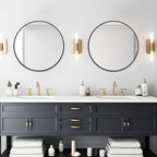 Fabuday Black Circle Mirror for Wall Decor 18 Inch - Image 2