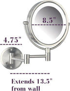 JERDON Wall-Mounted Vanity Mirror - Image 4