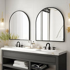 XRAMFY Arched Bathroom Mirror 32" x 34" - Image 2