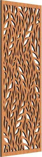 13 3/8"W x 34 3/8"H x 3/8"T Ortonville Decorative Fretwork Wood Wall Panels by EkenaMillwork