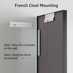 36"x 24" Black Bathroom Mirrors - Image 7