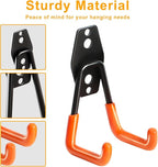 KURUI Heavy Duty Wall Hook for Hanging, 2 Pack Garage Tool Organizer Wall Mount - Image 5