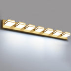 IZORRO LED Modern Bathroom Lights Fixtures, Brushed Glod Acrylic Wall Lighting by IZORRO