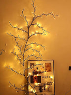96 LED Willow Vine Lights 6FT Enchanted Wall Decoration Vine Lights 8 Modes - Image 5
