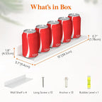 Lifewit Floating Shelves for Bathroom, Acrylic Wall Organizer for Perfume - Image 3