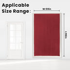 Self Adhesive Curtains, Stick Curtain Blackout Shades Window Cover Curtains - Image 7