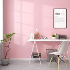 practicalWs Pink Self-Adhesive Wallpaper Film Stick Paper Easy to Apply Peel - Image 2