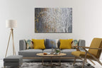Yihui Arts Autumn Painting On Canvas White Tree Wall Art Large Landscape - Image 7