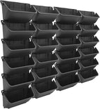 Vertical Wall Planter with 24 Pots, Hanging Garden Plant Flowerpot Holder - Image 8