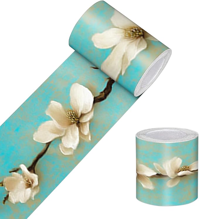 HOMETITUTE Wallpaper Border Peel and Stick Decorative Wall Trim Self Adhesive by HOMETITUTE