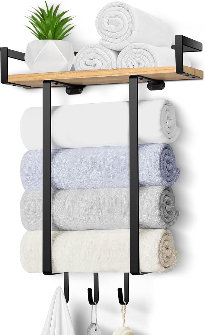 Towel Racks for Bathroom, Wall Mounted Towel Rack for Bathroom, Wall Towel Rack by Unknown