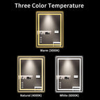 LOAAO 24X32 LED Bathroom Mirror - Image 5