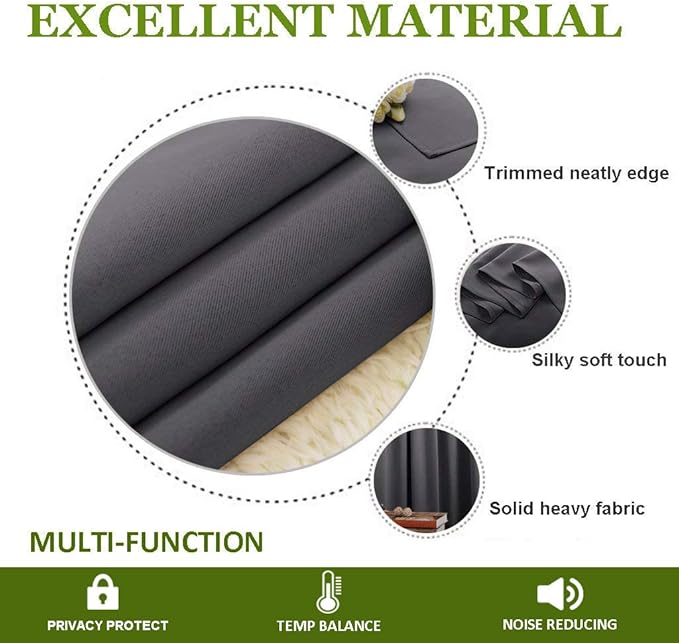 NICETOWN Wall Curtain for Bedroom, Room Divider Curtain for Doorways, Vertical - Image 4