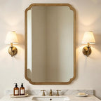 WallBeyond 30" x 48" Wood Bathroom Mirror by WallBeyond