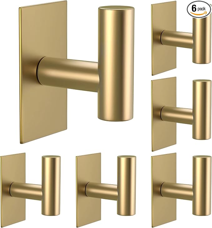 VAEHOLD Wall Towel Hooks, Heavy Duty Sticky Holder Waterproof Towel Hooks by VAEHOLD