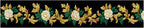Baroque Floral Wallpaper Border 196x4 Inch Removable Wall Border Peel and Stick - Image 2