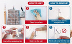 Sinfuo Wire Hooks for Wall Small 32 Hooks, Heavy Duty Wall Hooks - Image 5