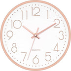 Foxtop 8 Inch Wall Clock Modern Small Wall Clocks Battery Operated Silent by Foxtop