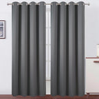 LEMOMO Blackout Curtains 52 x 120 Inch Long Frost Grey Curtains Set of 2 Panels by Lemomo