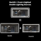 LOAAO 55X30 LED Bathroom Mirror - Image 7