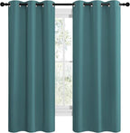 NICETOWN Kitchen Blackout Curtains 48 inches Long, Thermal Insulated Solid - Image 2