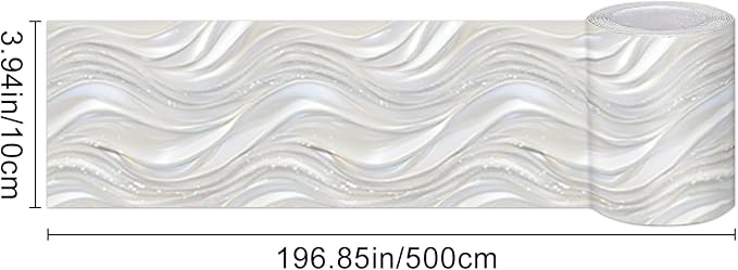 HOMETITUTE Wallpaper Border Peel and Stick Decorative Wall Trim Self Adhesive - Image 3